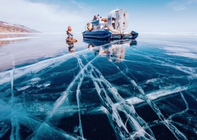 Hovercraft tours on Lake Baikal